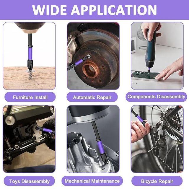 Magnetic Screwdriver Drill Bit Set