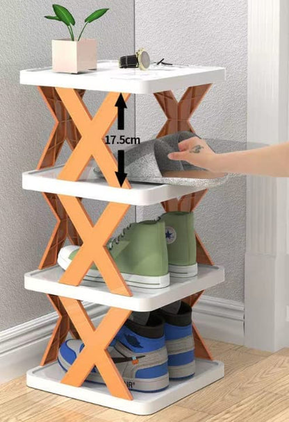Foldable Space Saving Shoes Rack 3 Layer